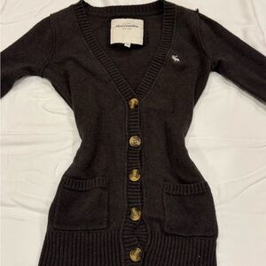 Vintage Brown Abercrombie Cardigan